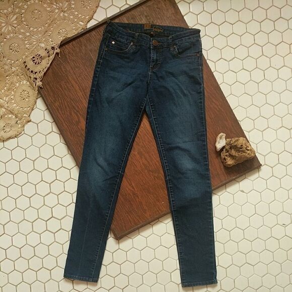 Kut from the Kloth Skinny Dark Medium Wash 4 - Picture 2 of 6